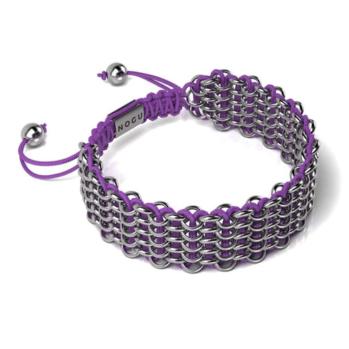 Liens Bonobos | Bracelet Kismet de luxe | Violet x Argent